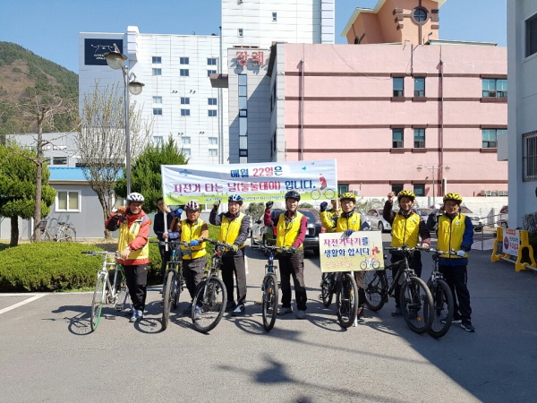 봉암동 자전거타기실천협의회 「둘둘데이」 캠페인 펼쳐