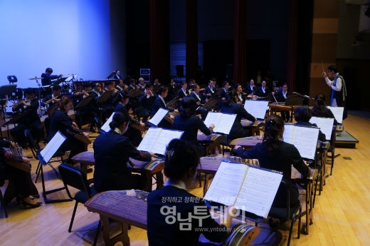 경북도립국악단 연주회 모습