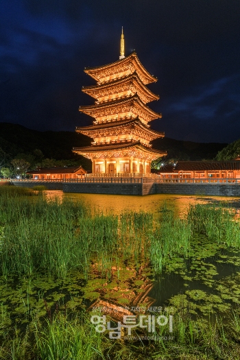 3대문화 야간관광 (김천 사명대사공원 평화의 탑)