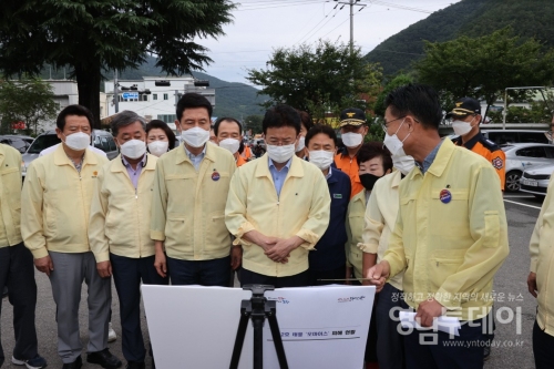 이강덕 시장, 정부의 포항 전지역 특별재난지역 선포 환영