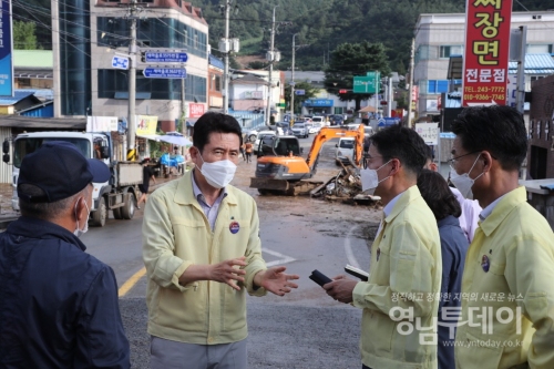 이강덕 시장, 정부의 포항 전지역 특별재난지역 선포 환영