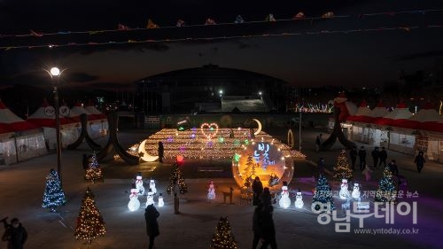 ‘안동 눈빛 축제’겨울방학 맞아 관광객 몰려